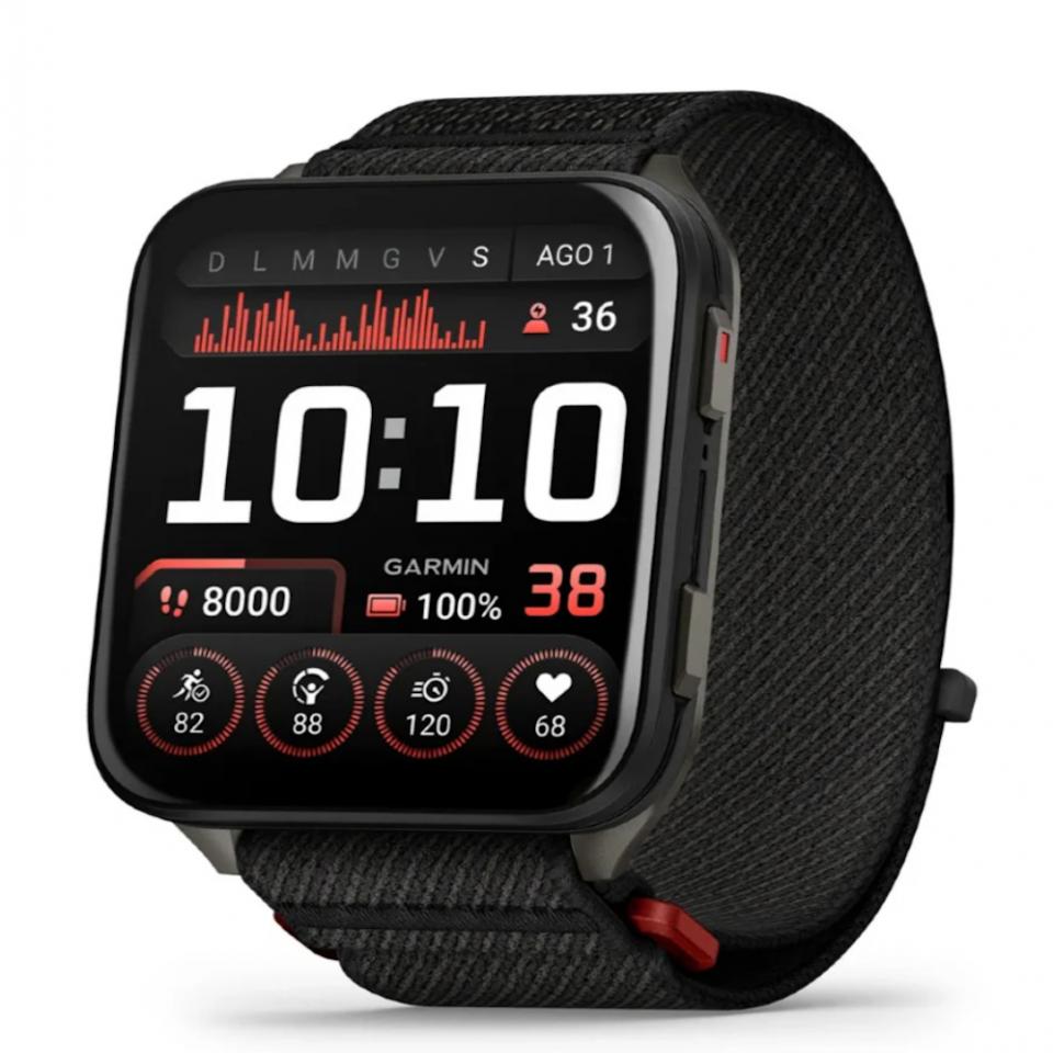 Venu® X1 Black con fondello in titanio slate e cinturino in nylon ComfortFit black