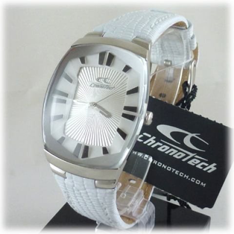 Orologio Chronotech donna bianco pelle