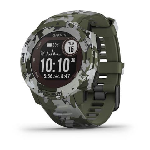 Garmin instinct solar camo edition  grigio mimetico