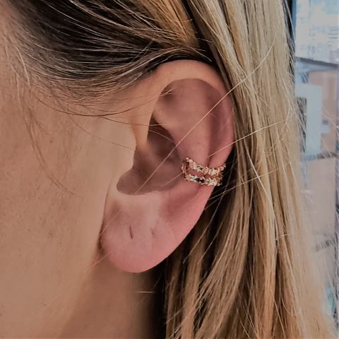 mono orecchino ear cuff stelline