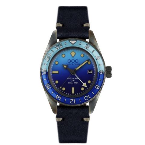 OUT OF ORDER   BOMBA BLU AUTOMATIC GMT 