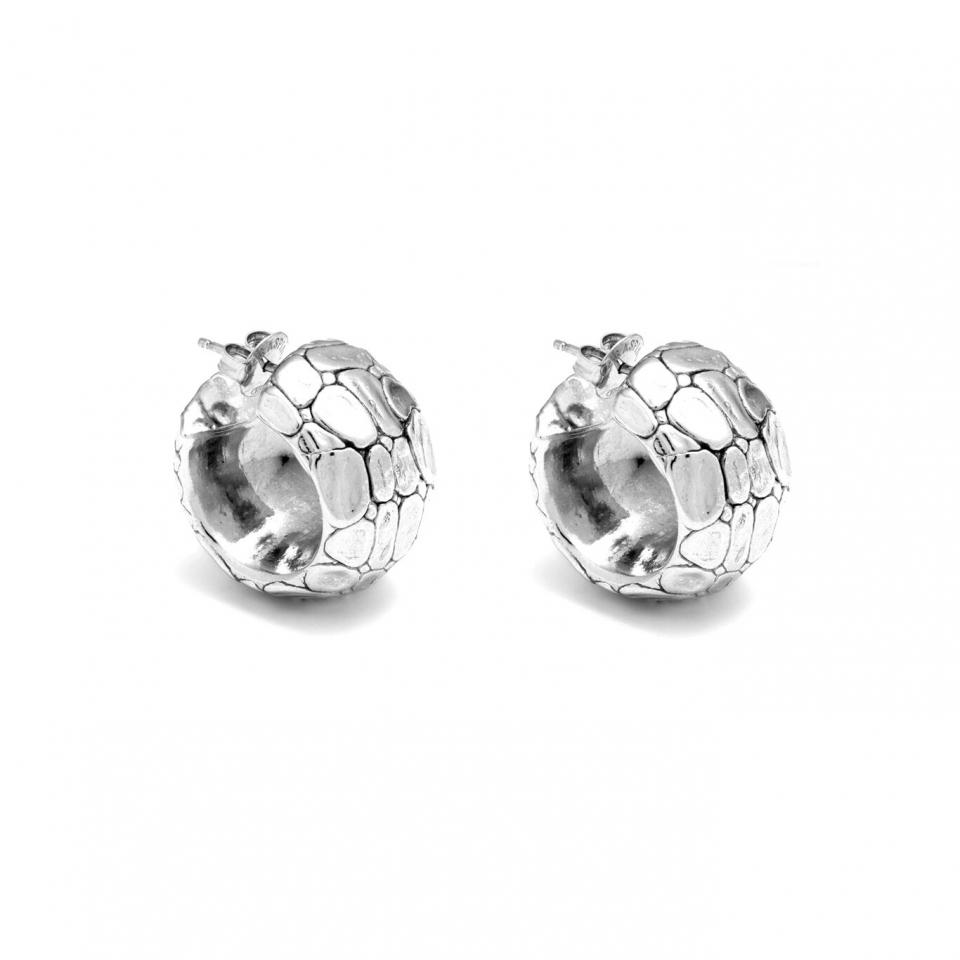 Orecchini Raspini Moon Crocodile in argento 925