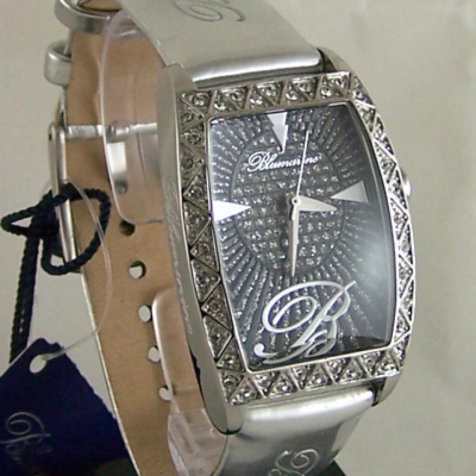 Orologio Blumarine tonneau cinturino argento pelle