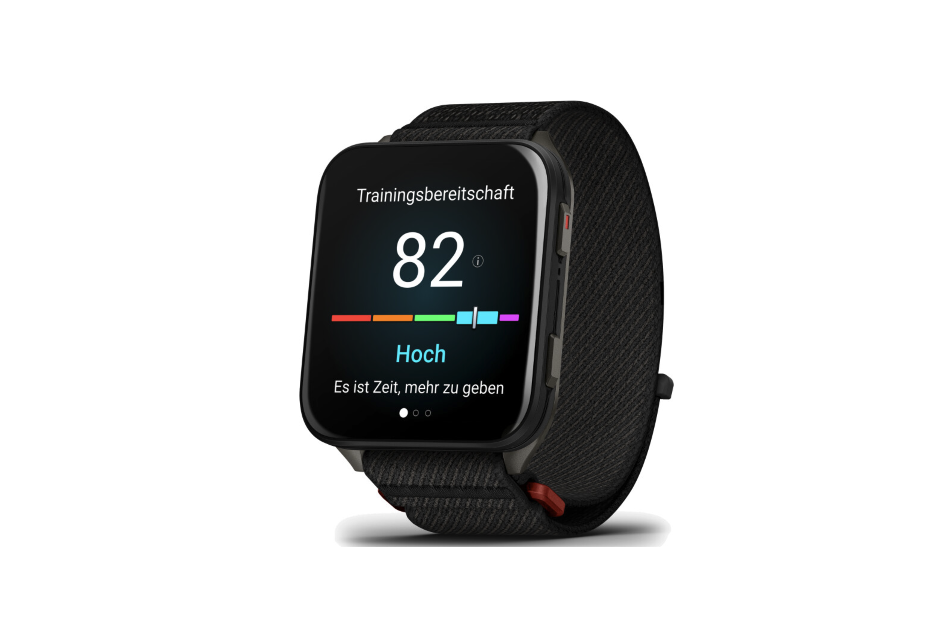 Venu® X1 Black con fondello in titanio slate e cinturino in nylon ComfortFit black