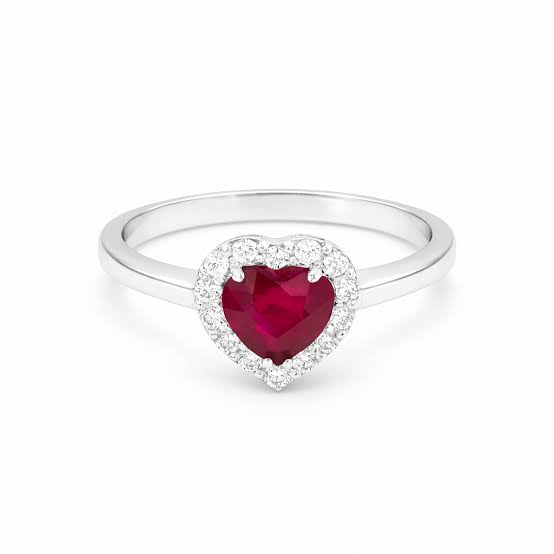 Anello Zydo Cuore rubino e diamanti in oro 18kt