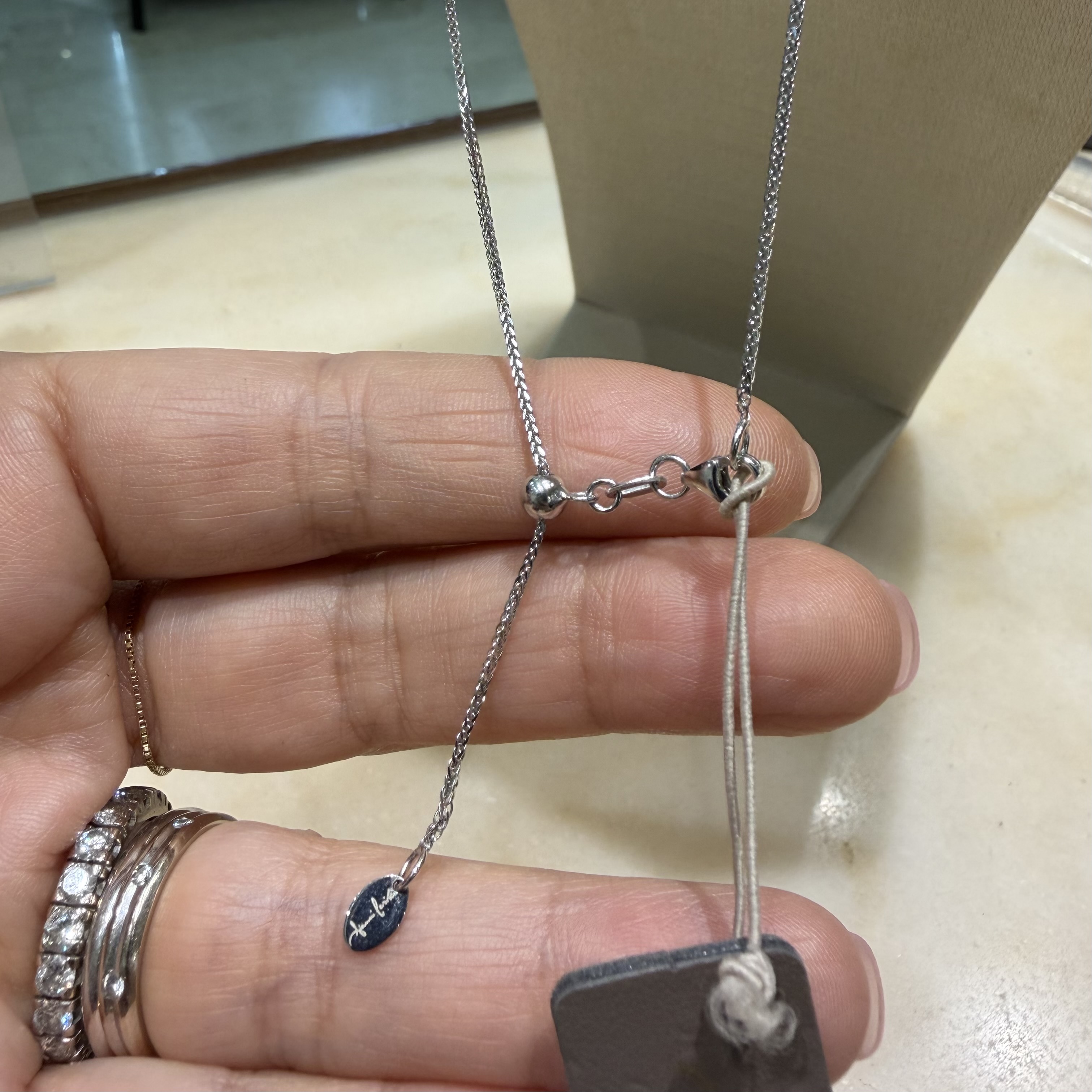 Collier Gianni Carità in oro 18kt diamanti e zaffiro