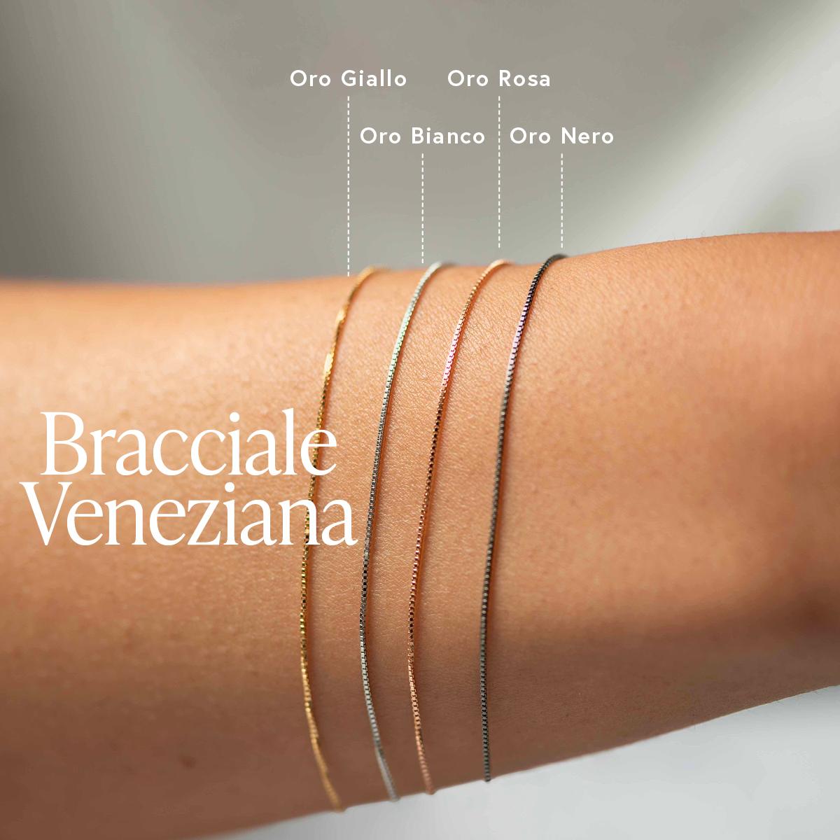 Bracciale saldato in oro 18kt prima misura
