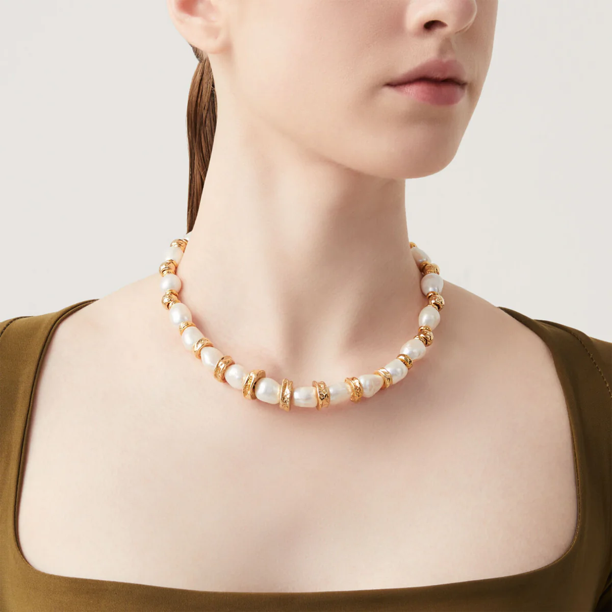 Collana Raspini Riviera grande argento e perle