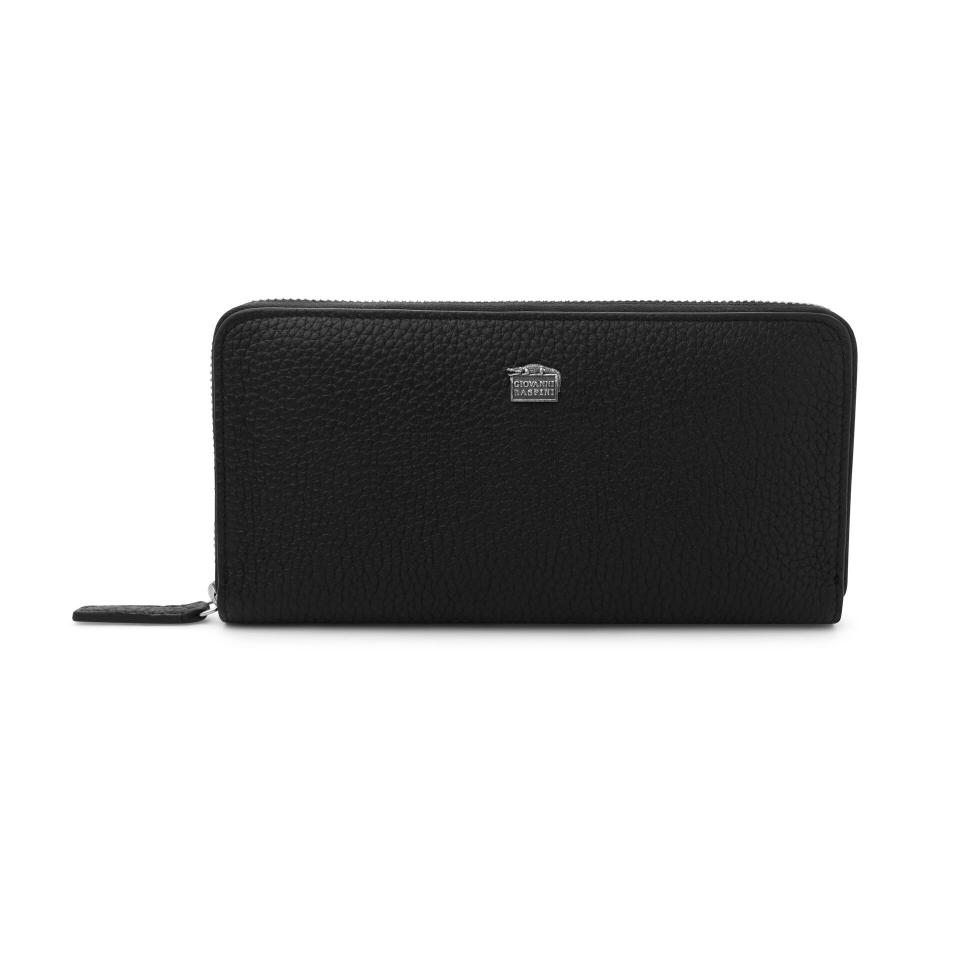 Portafoglio Raspini con zip grande Pelle goffrata