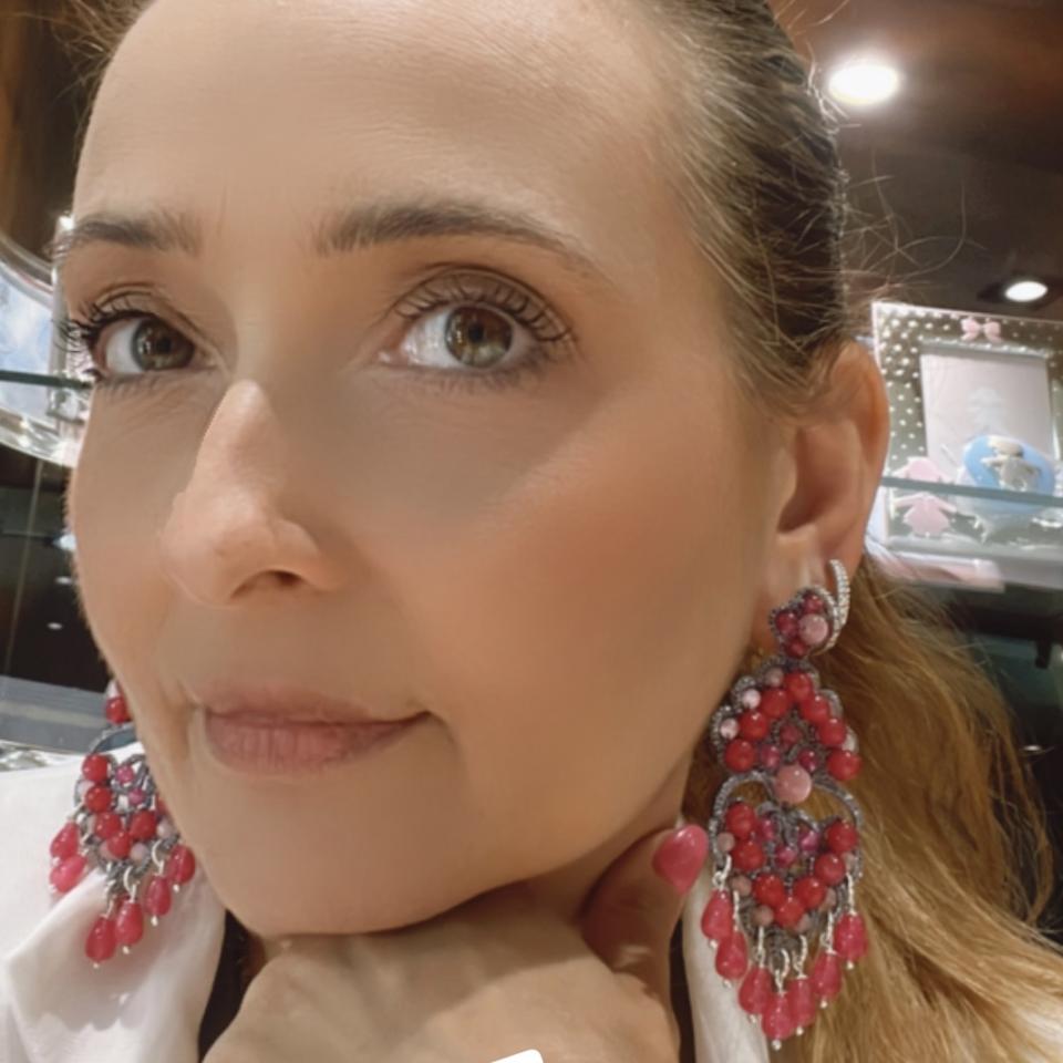 Orecchini in pizzo chiacchierino siciliano giade e occhi di gatto