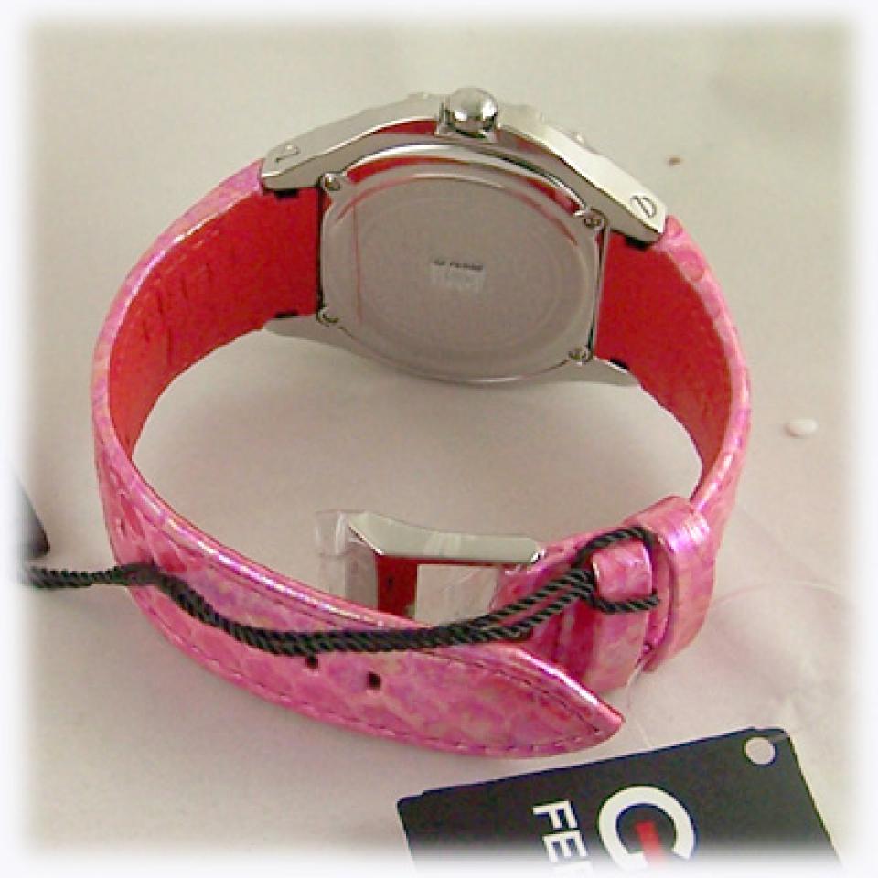 GF Ferrè donna rosa shocking pitonato