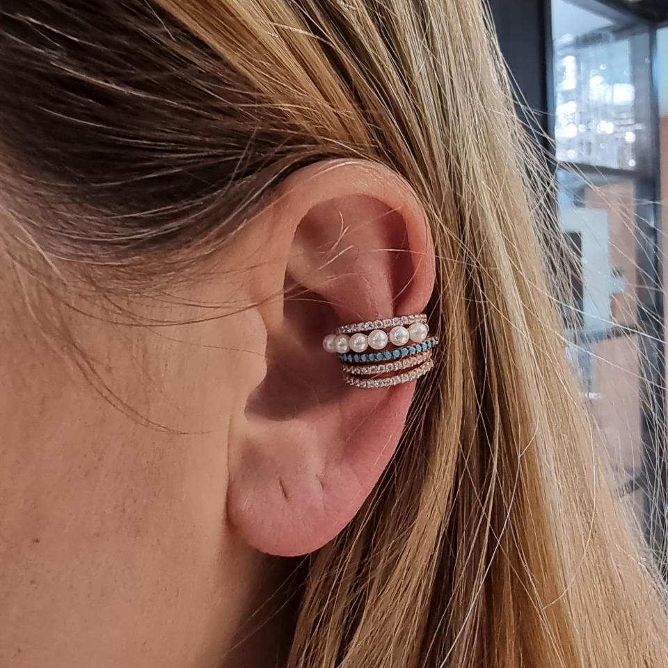 mono orecchino ear cuff argento 925