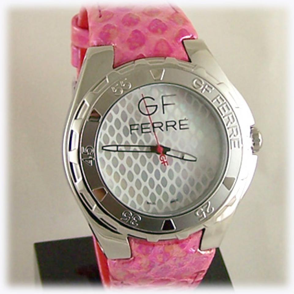 GF Ferrè donna rosa shocking pitonato