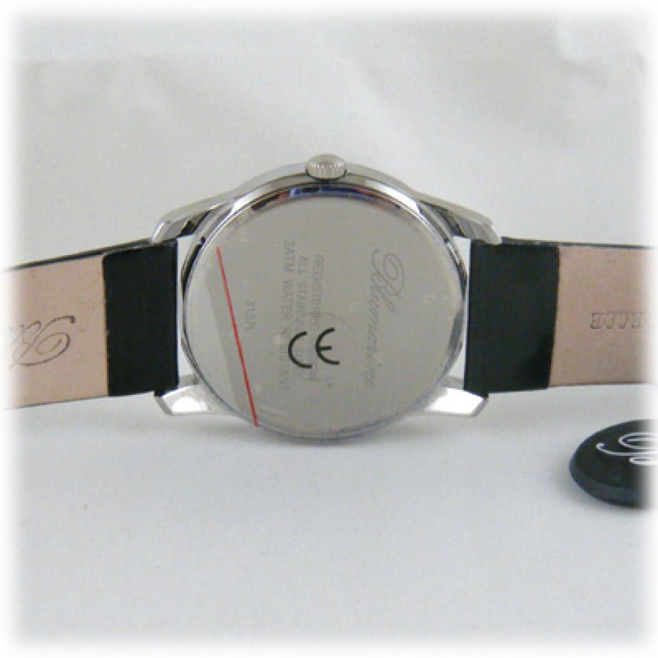 Orologio Blumarine cristalli pelle nero