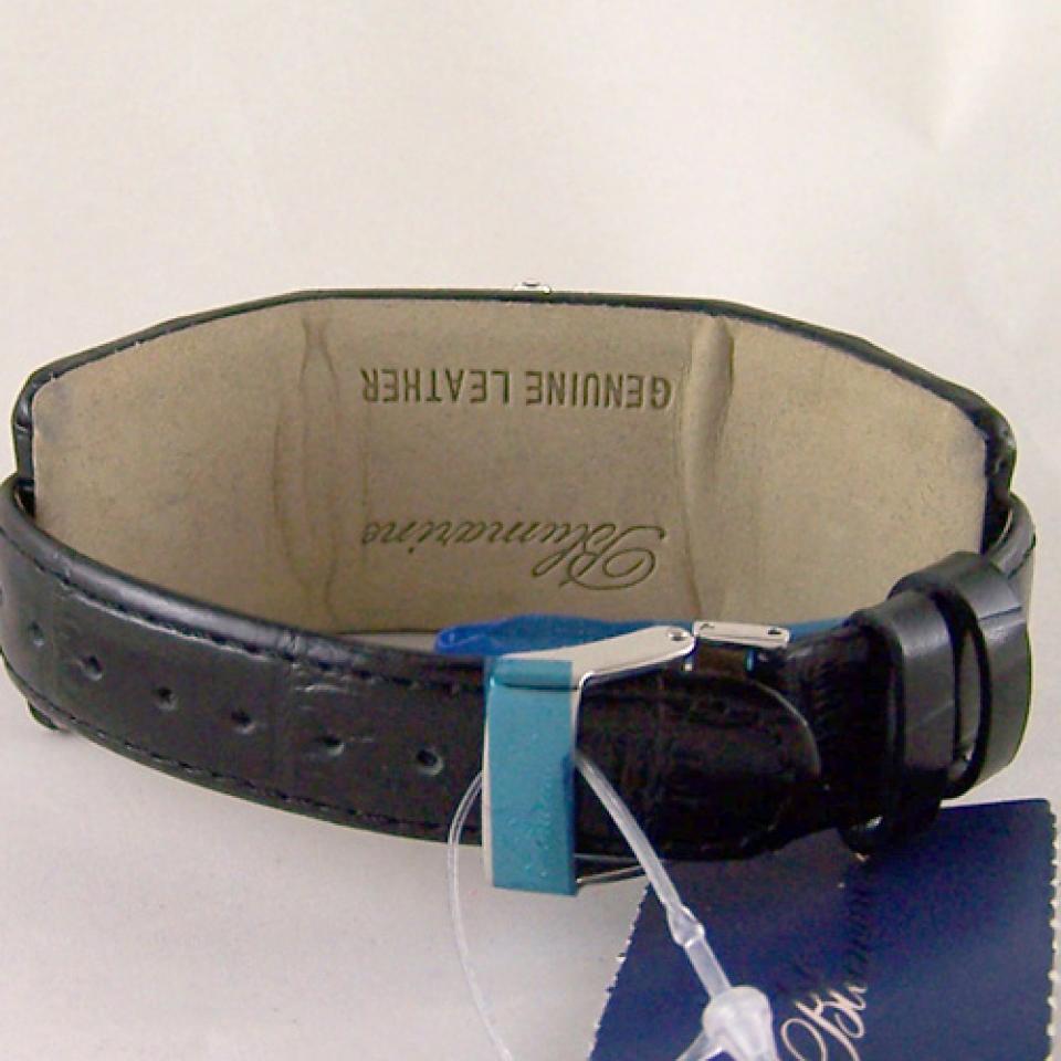 Orologio Blumarine rettangolare pelle nero