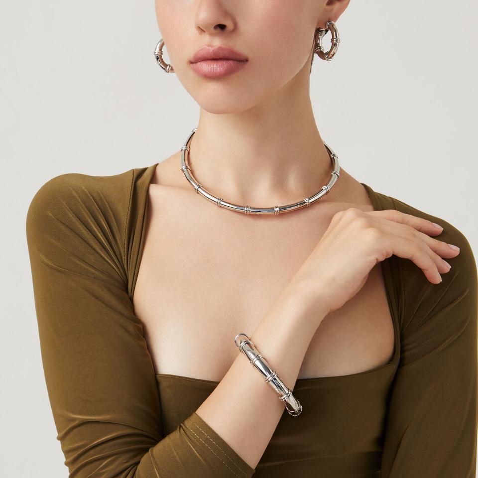 Orecchini Cerchi Raspini Jackie argento 925