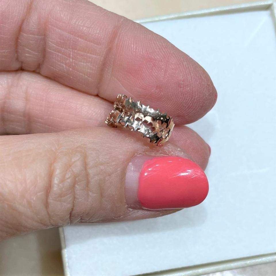 mono orecchino ear cuff stelline