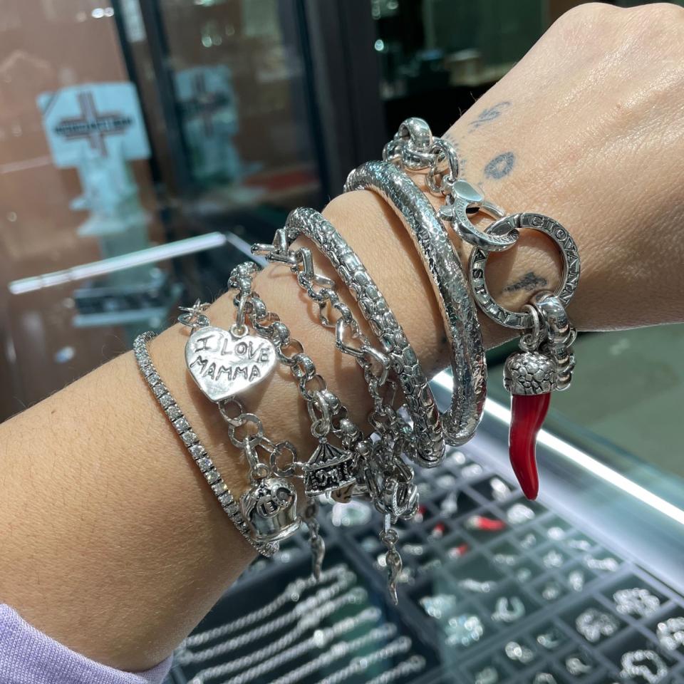 bracciale raspini rolò gigante