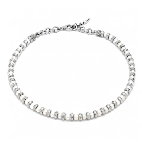 Collana Emma , in Argento 925 e perle naturali