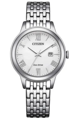 Lady Eco Drive Donna Orologio cassa acciaio e diametro cassa 31 mm e bracciale acciaio