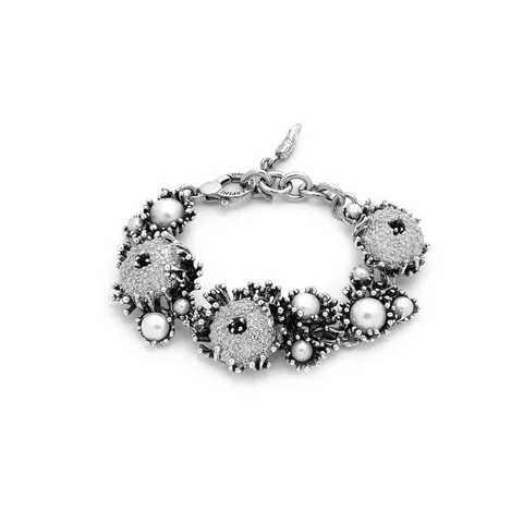 Bracciale Mediterraneo , in Argento 925 e perle naturali