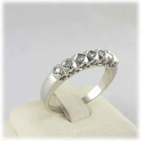 Anello Fascia Diamanti kt. 0,14