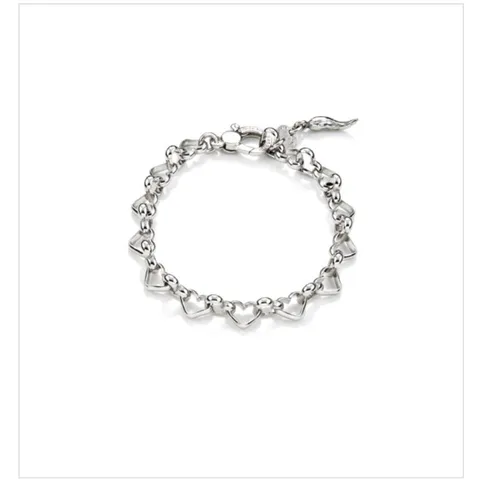 bracciale raspini catena cuori